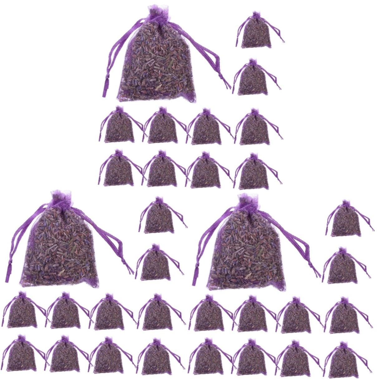 Alipis 3 Set Bustina di Lavanda Bustine Profumate per Guardaroba Profumato Nebbia Cuscino Lavanda e di Profumo di per Le Donne Essiccata Maglia 12 Pezzi * 3
