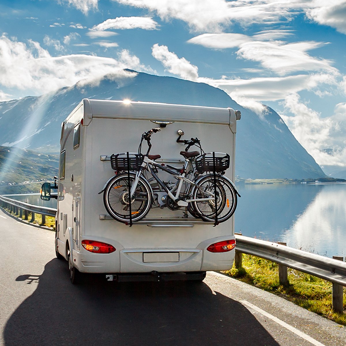 AIEVE 4 Pack Tie Down Straps, Roof Rack Straps Heavy Duty Adjustable