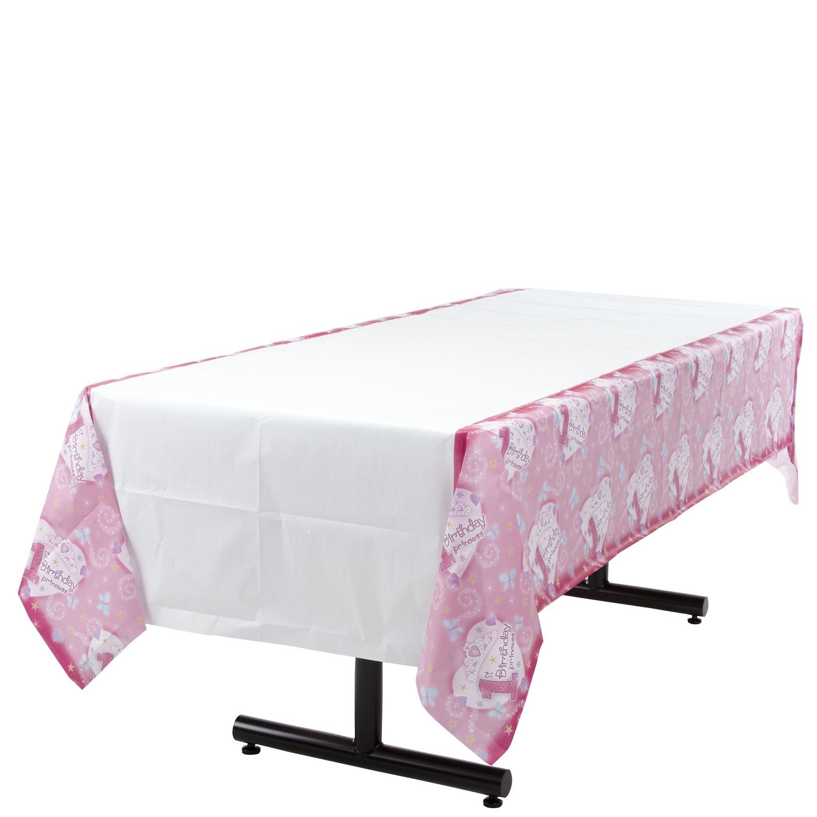 Nappe en papier princesse Amscan jetable pour protéger la table de fête