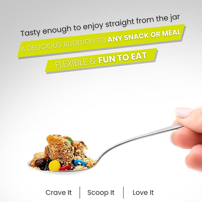 Mantequilla de Maní Rainbow Nut Butter con Chispas de Chocolate y Dulces, 16 oz miniatura 4