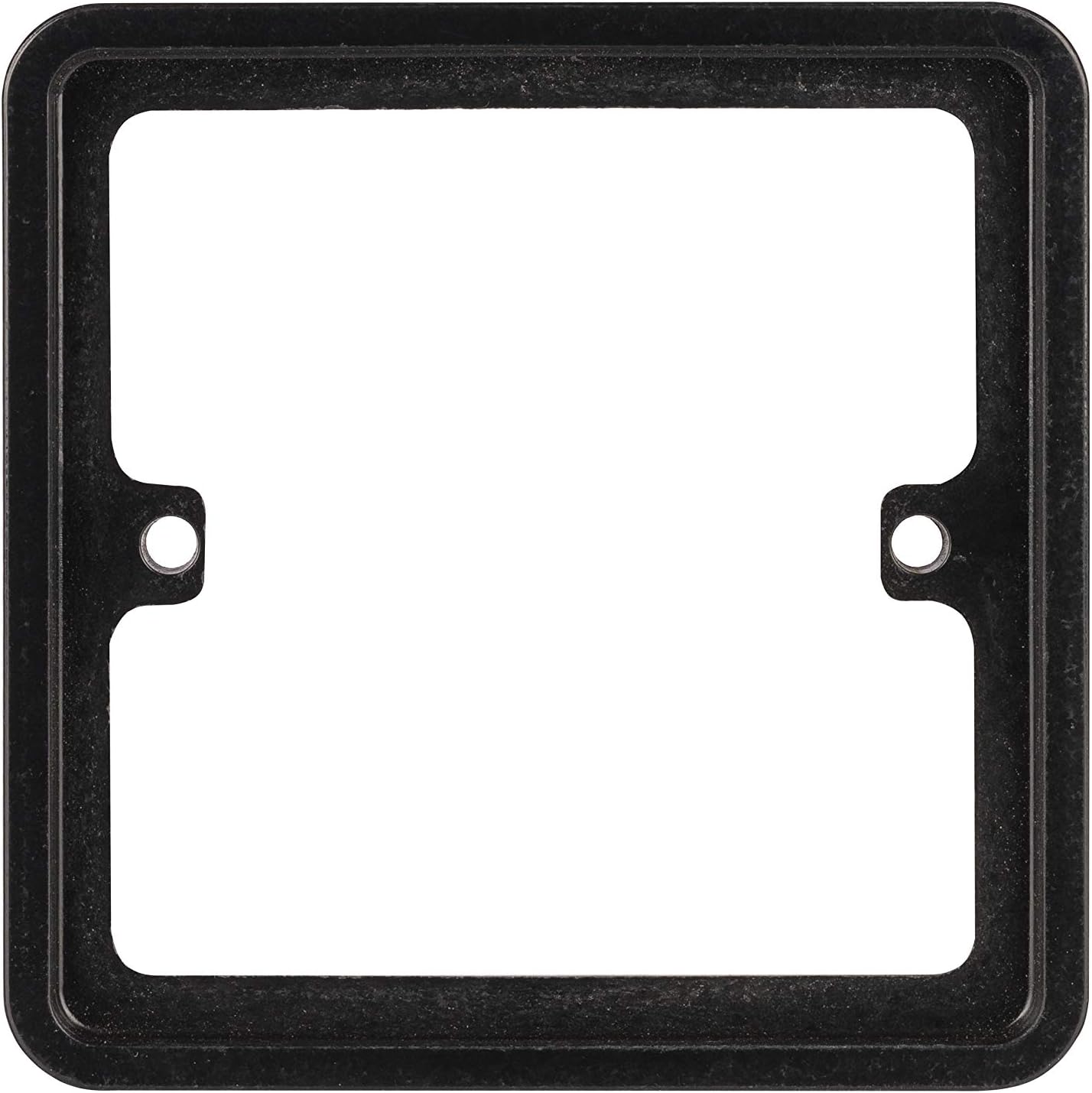 Lisse Screwless Deco - Single Socket Spacer, GGBLSPC1BS, Black