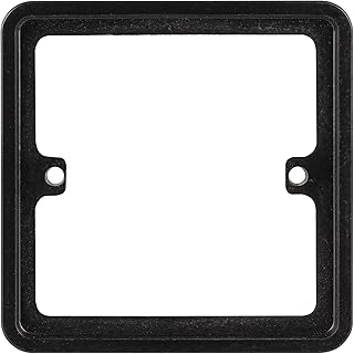 Schneider Electric Lisse Screwless Deco - Single Socket Surround, Spacer, GGBLSPC1BS, Black