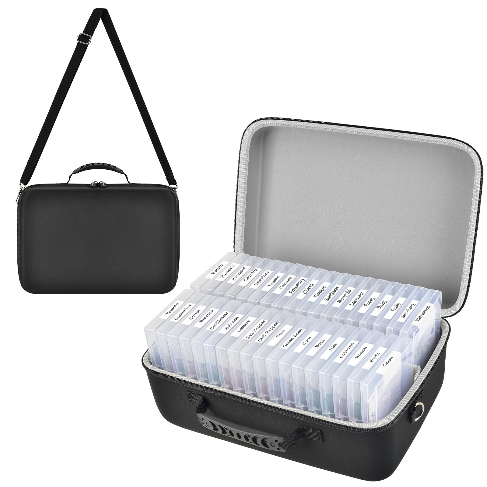 Porte-graines coque rigide Boobowl : conteneur de rangement sec anti-humidité pour jardin