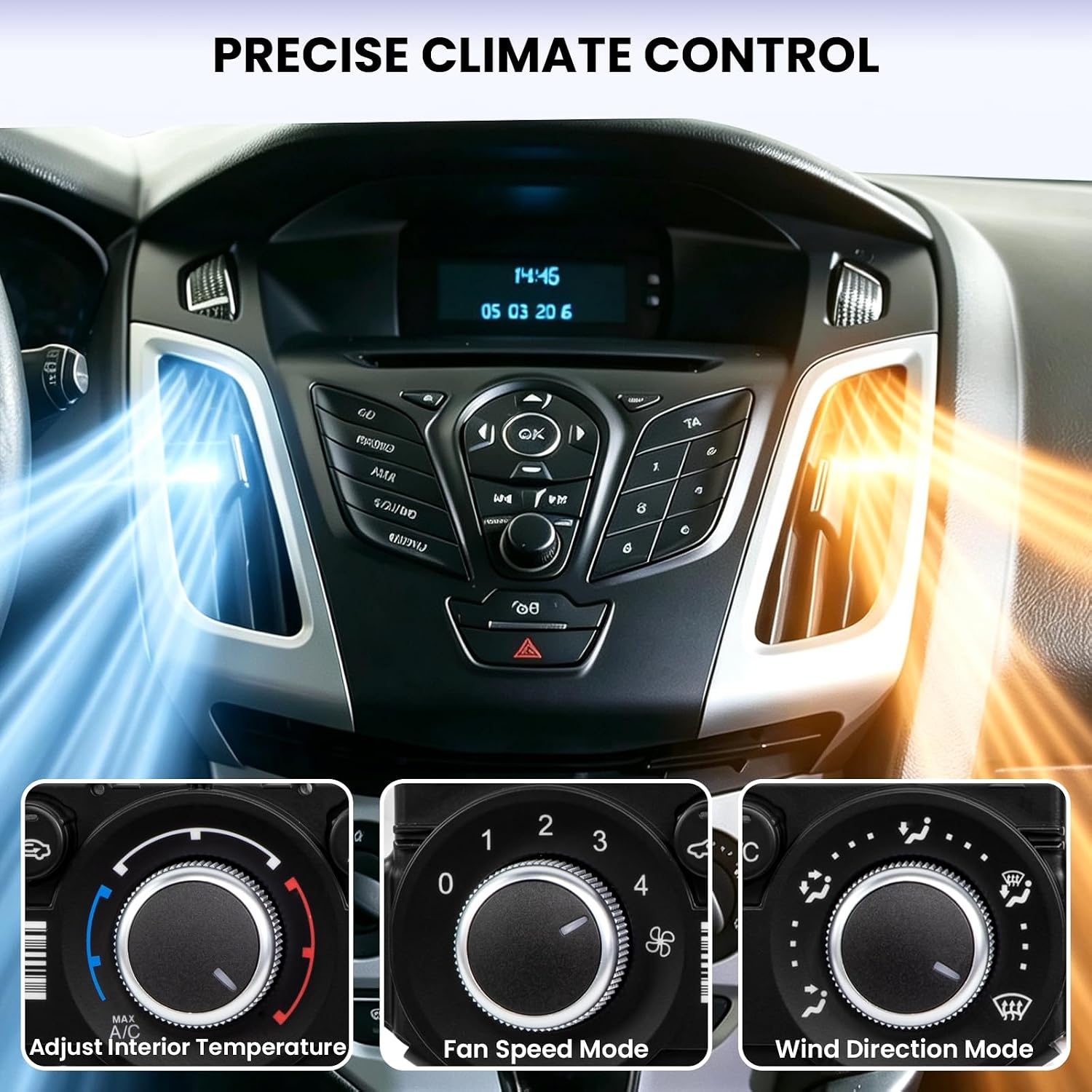 A/C Heater Climate Control Module Replaces CM5T-19980-AE,CM5T-19980-CE