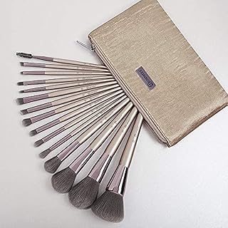 مجموعة فرش مكياج من بي إتش كوزماتيكس مكونة من 15 فرشاة