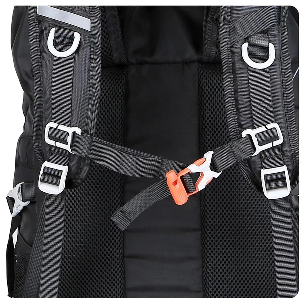 CFWSHJ Mochila de Senderismo de 50L con Cubierta para Lluvia, Bolsa Multifuncional para montañismo, Mochila para Exteriores, para Viajes, Senderismo, Camping