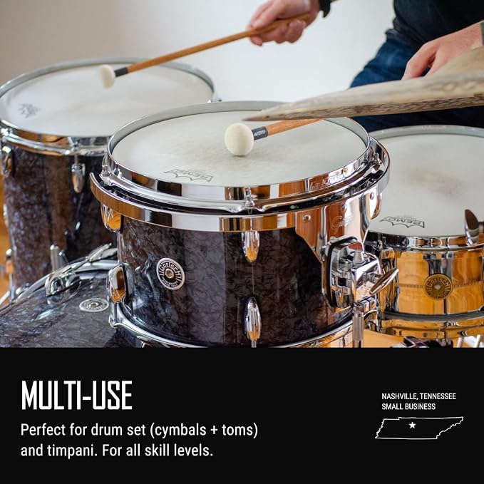 Baquetas para Tímpani y Batería 15.25" de Timber Drum Co. miniatura 3