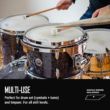 Timpani/Drum Mallets U.S.A. ASSEMBLED Percussion Sticks