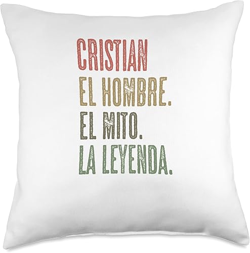 Miniatura 4 de Para Alguien Llamado CRISTIAN Cristian Hombre El Mito La Leyenda  Nombre-Throw Pillow, 16x16, Multicolor