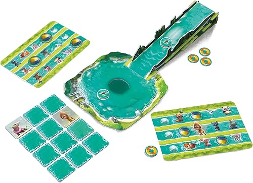 Miniatura 4 de Lucky Duck Games Juego de mesa Turtle Splash divertido y educativo juego de mesa familiar para niños a partir de 5 años, 2-4 jugadores, 15-20