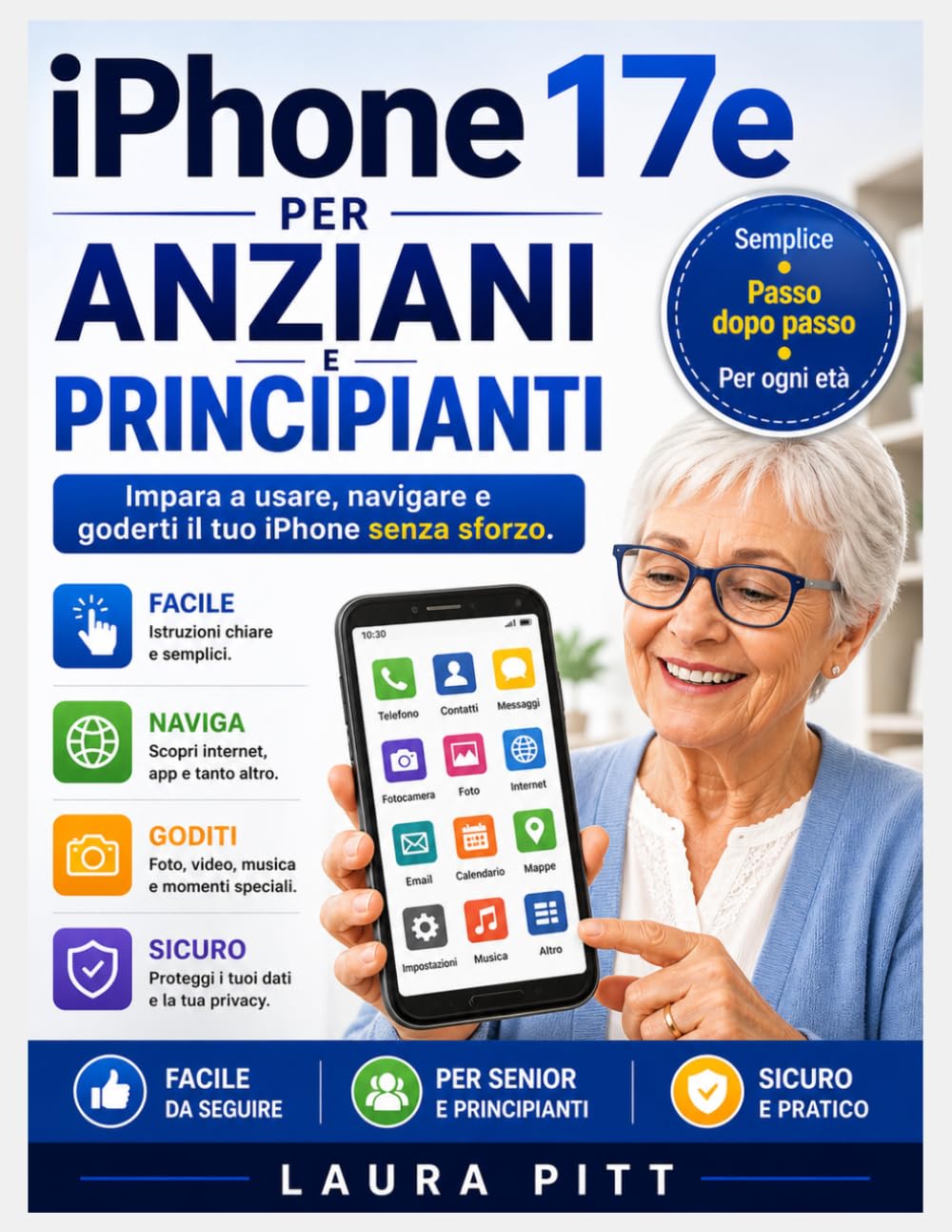 iPhone 17e per anziani e principianti: Impara a usare, navigare e goderti il tuo iPhone senza sforzo.