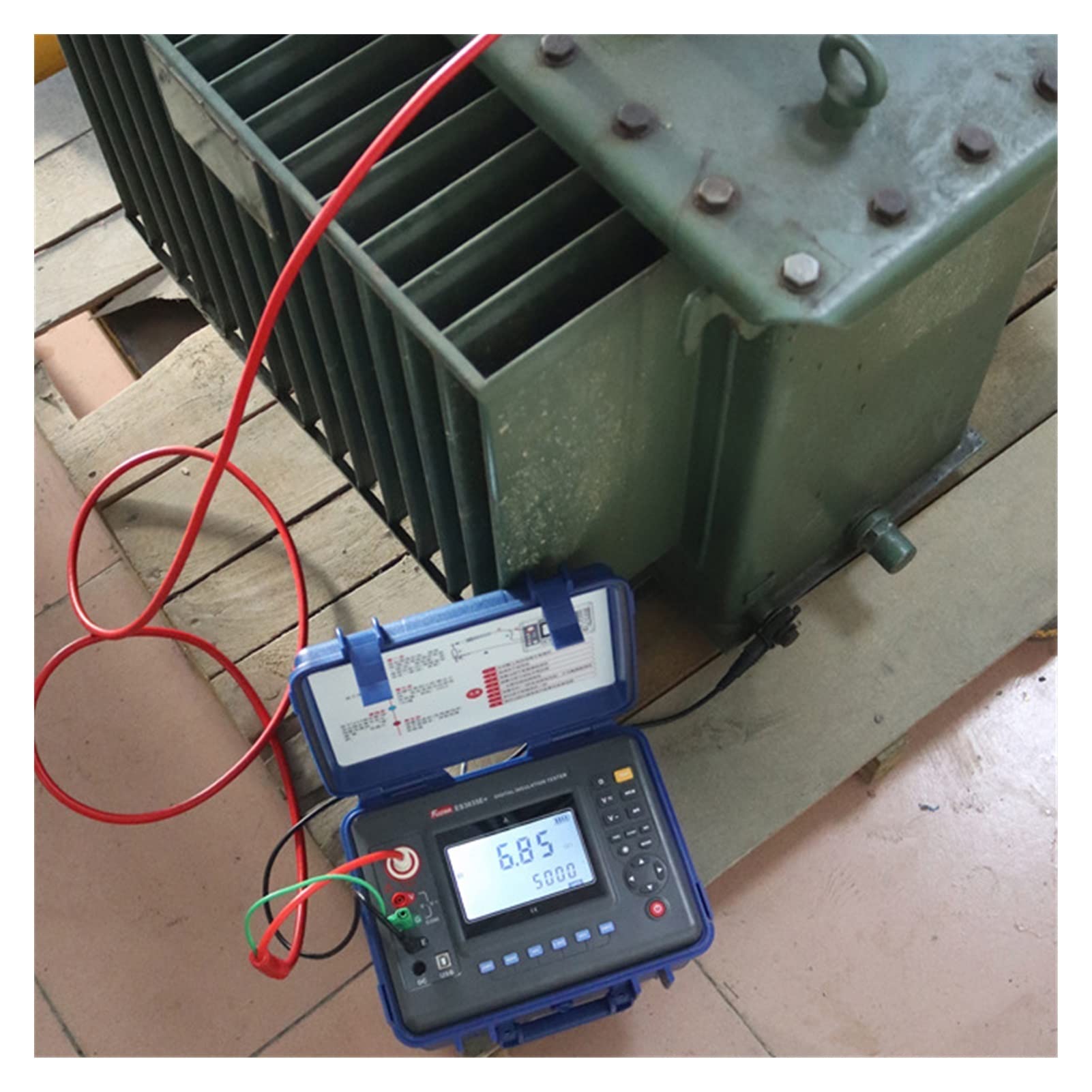 Testeur de résistance sol de haute précision Résistance à l'isolation numérique Megohmmètre 10 kv es3035e +