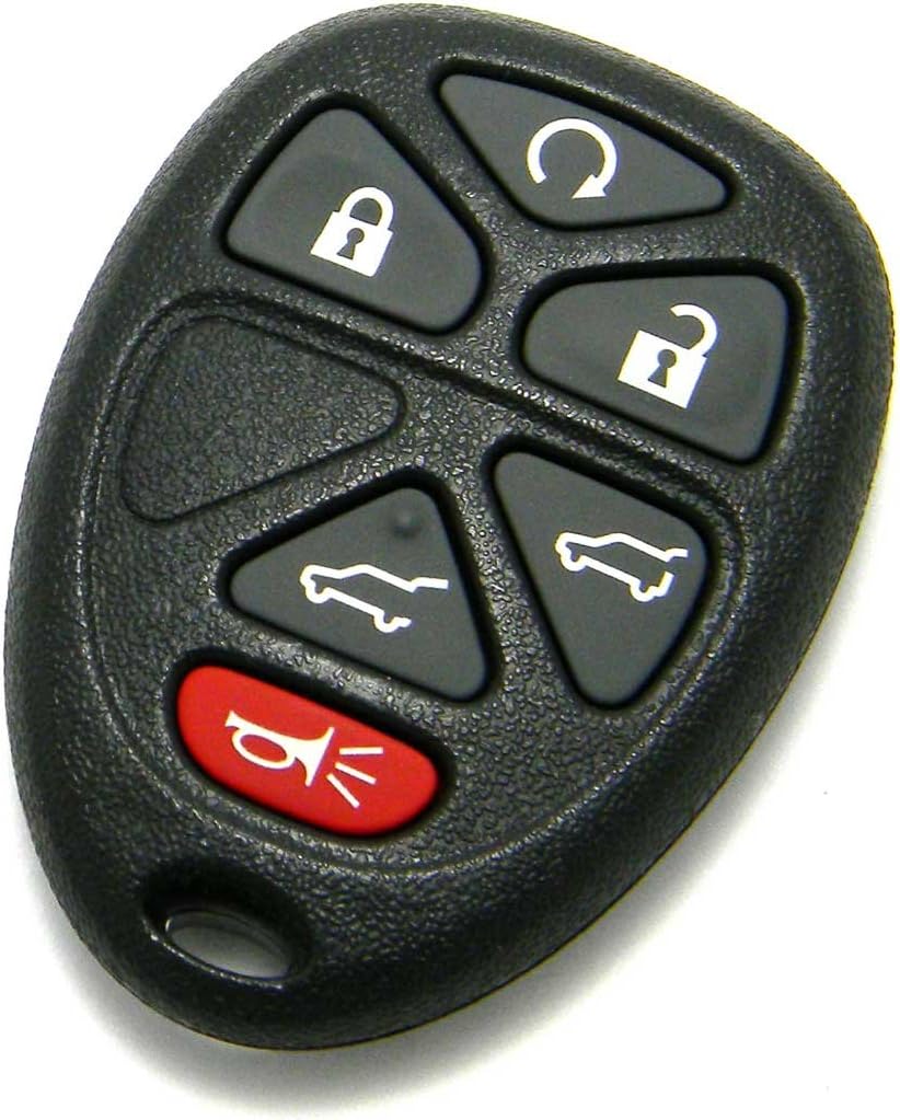 OEM Electronic 6-Button Key Fob Remote Compatible with Cadillac Chevrolet GMC (FCC ID: OUC60221 / OUC60270, P/N: 22951510)