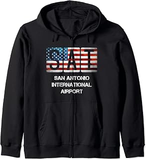 San Antonio Airport Zip Hoodie