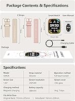 Vista 8 de Smart Watch 2026 Upgrade for Women Men Android & iPhone [2 Bands, 44mm case, 1.83''], Alexa Built-in, Make/Answer Call, HR SpO2 Sleep Stress Monitor