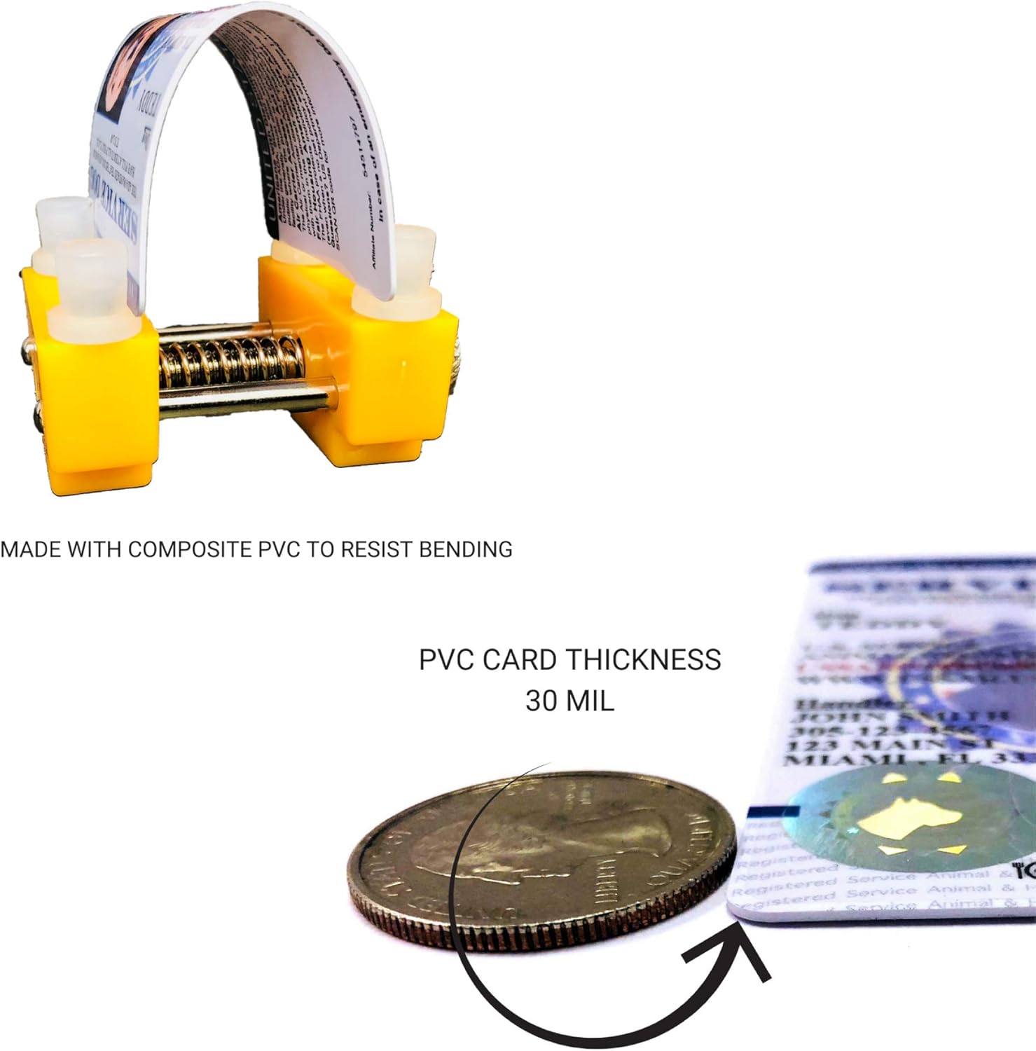 XpressID Holographic Therapy Dog Handler Custom ID Card - Includes Registration to National Dog Registry - QR Code & ADA Ready