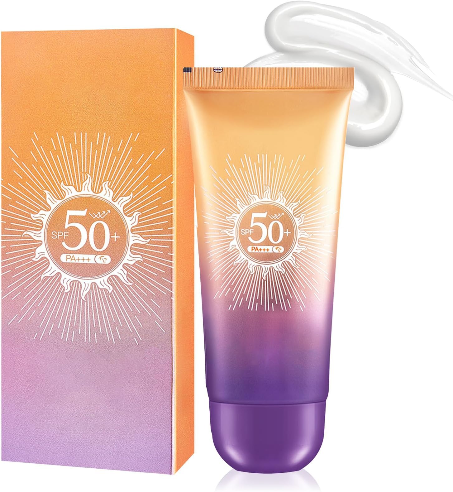 Hyaluronic Acid Watery Sun Gel, Korean Sunscreen Stick SPF 50+ PA+++, Moisturizing Sun Cream, Strong UV Protection, Hydrating & Non-Greasy, Sunstick Suitable for All Skin Types