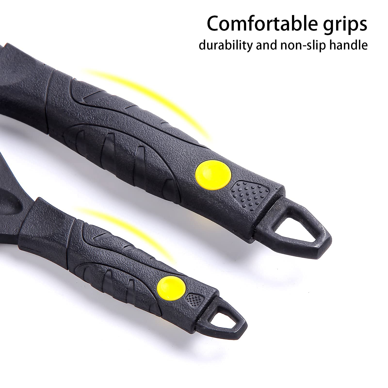Juego de Llaves Ajustables Sharp-Tec, Llave Inglesa Ajustable de Boca Ancha, Herramientas de fontanería de Alta Resistencia para fontaneros, 6 pulgadas/165 mm y 10 pulgadas/265 mm