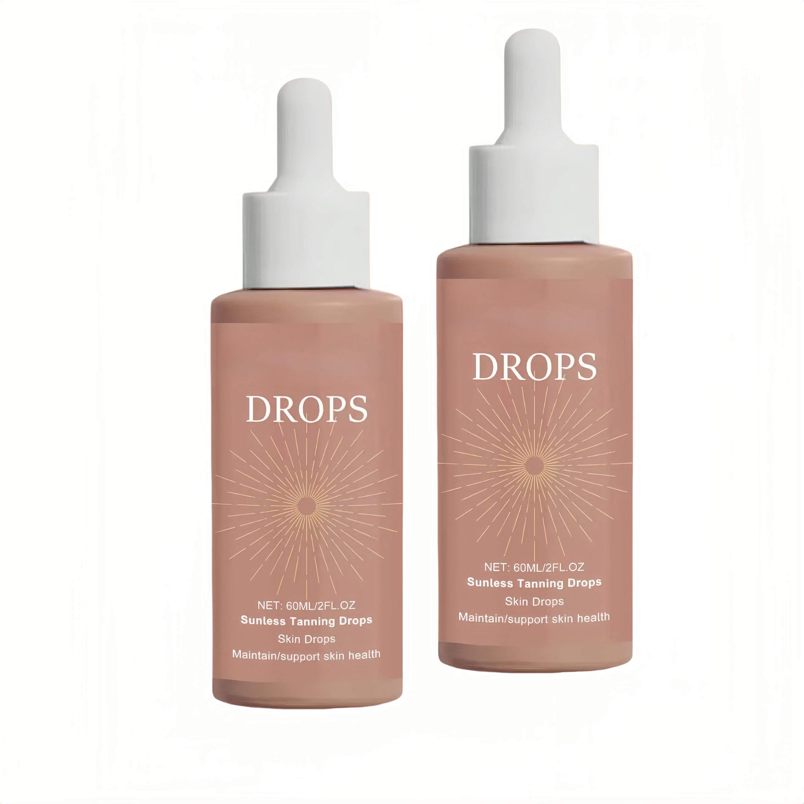 Docteat Bräunungstropfen zum Trinken - Natürliche UV-freie innen Melanin - Steigerung, dermatologisch getestet, 60ml Flüssiges Serum zur Verbesserung des Hauttons