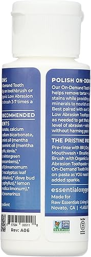 Miniatura 2 de ESSENTIAL OXYGEN Esmalte de dientes de menta orgánico, 2 onzas