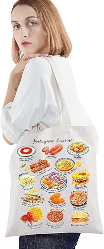 Miniatura 3 de BWWKTOP Bolsa de mano de cocina portuguesa Portugal Regalos de viaje Portugal Bolso de hombro Portuga Mercancía de viaje de Portugal