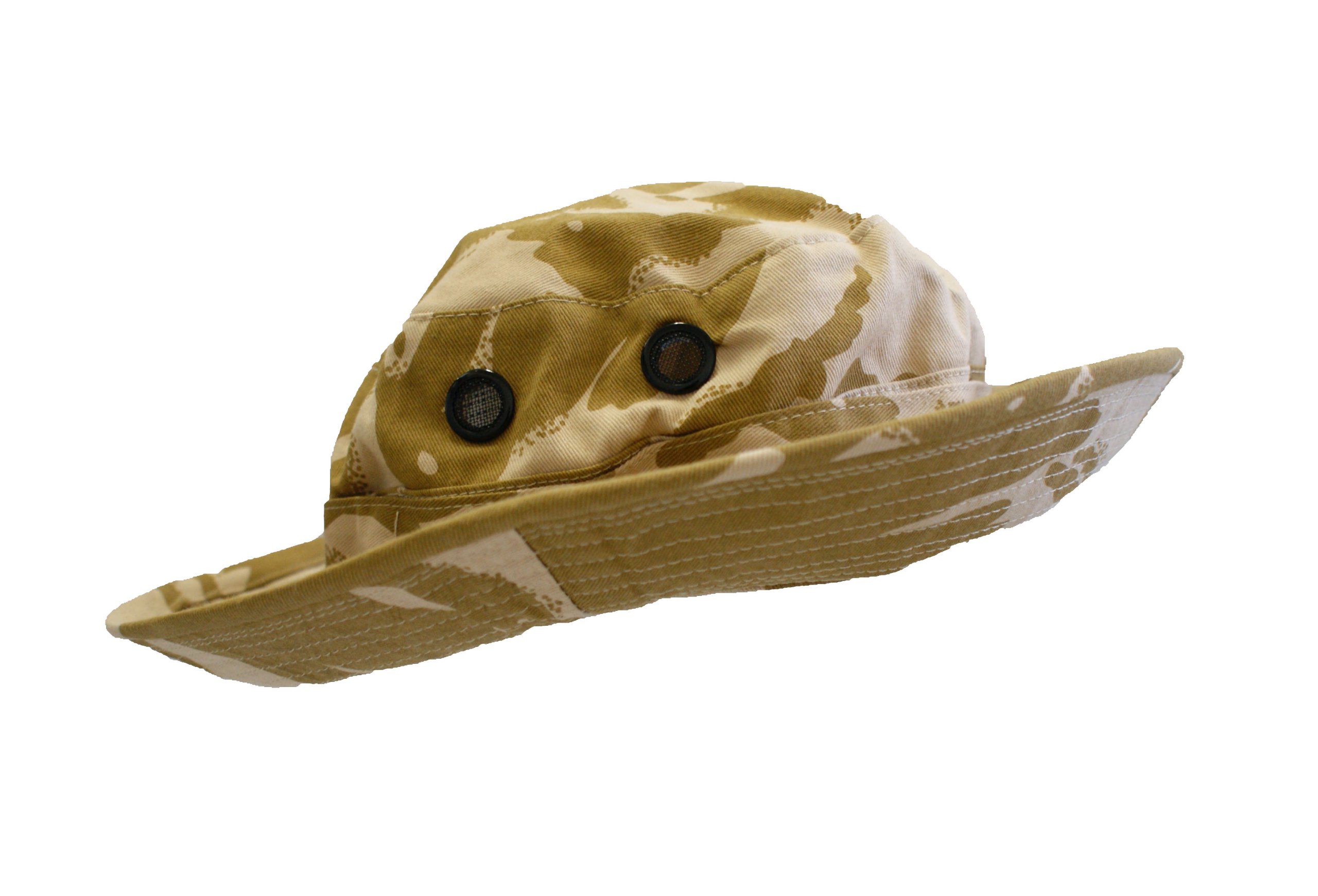 Army And Outdoors Men's British Desert Camouflage Military Style Camo Bush Hat - British Desert (S)