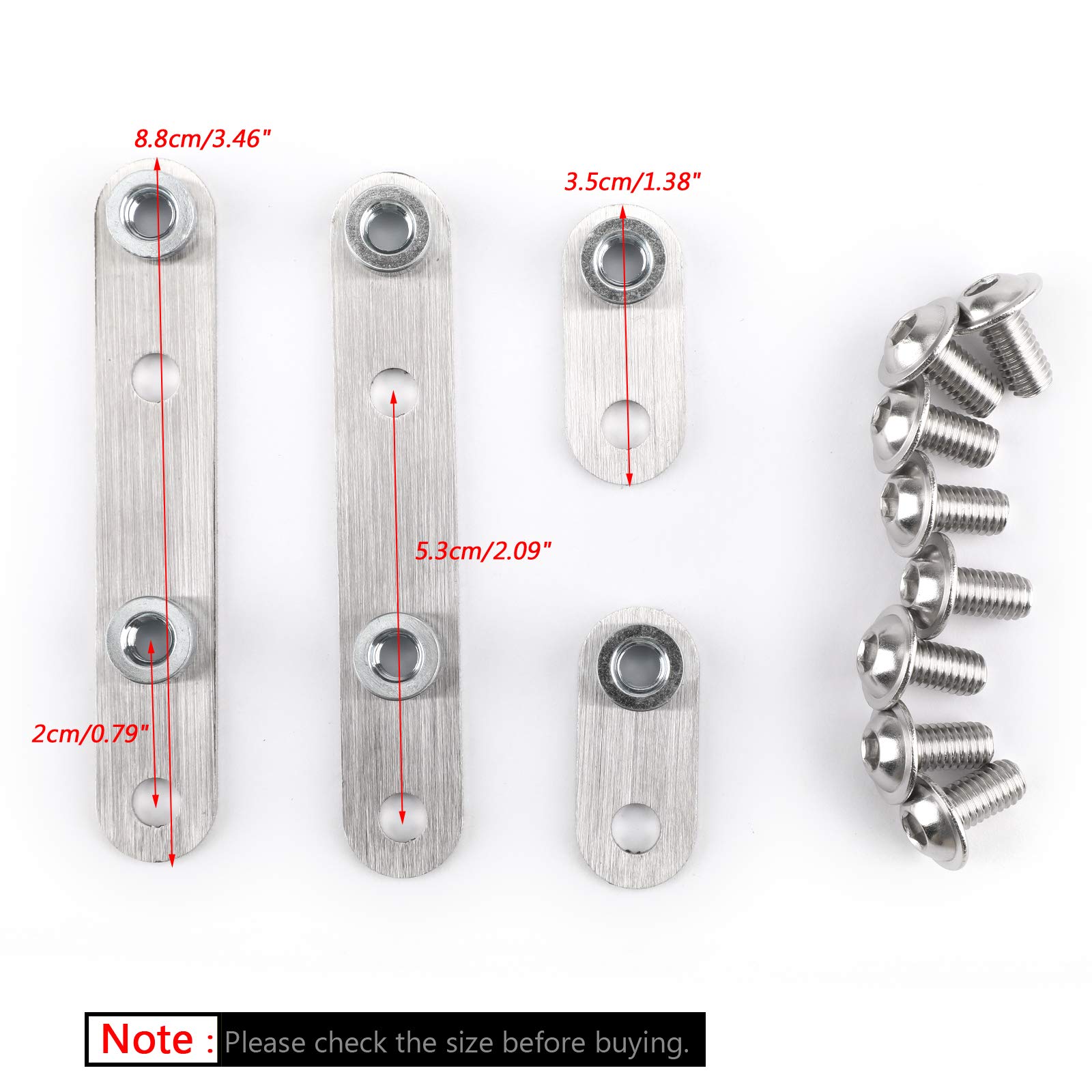 Topteng Edelstahl Front Fender Riser Lift Kit für Hon-da CRF1000L Africa Twin 16-18