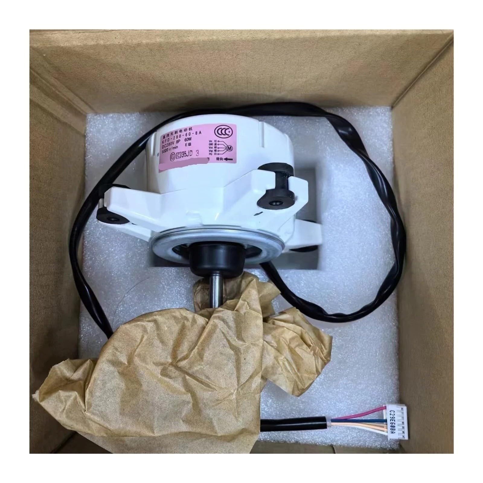 Condizionatore DC Ventilatore DC KFD-280-60-8A Motore 280V 8P 60W, Compatibile Con Daikin, RXS72GV2C RXS60GV2C Condizionatore D'aria(Substitute)