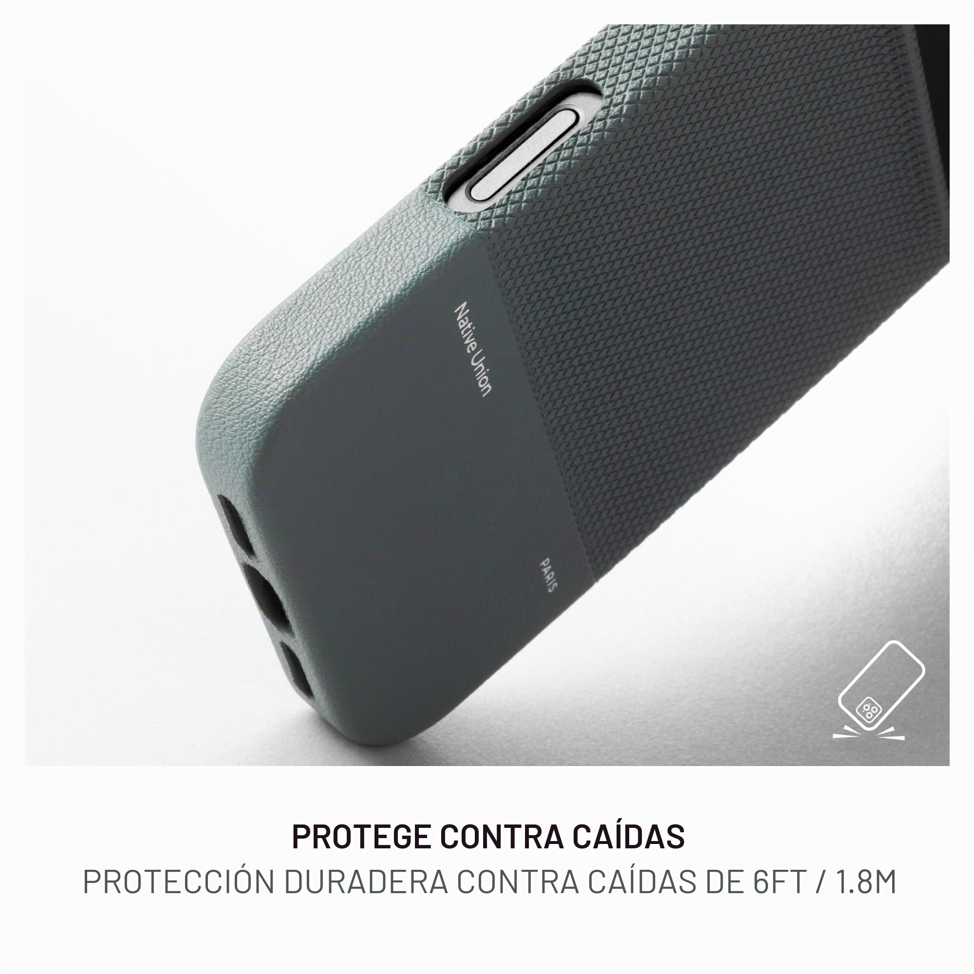 Native Union Funda (Re) Classic 3.0 - MagSafe e Imanes Integrados - Materiales Reciclados - Protección Anticaídas 6ft - iPhone 17 Pro (Azul Marino)