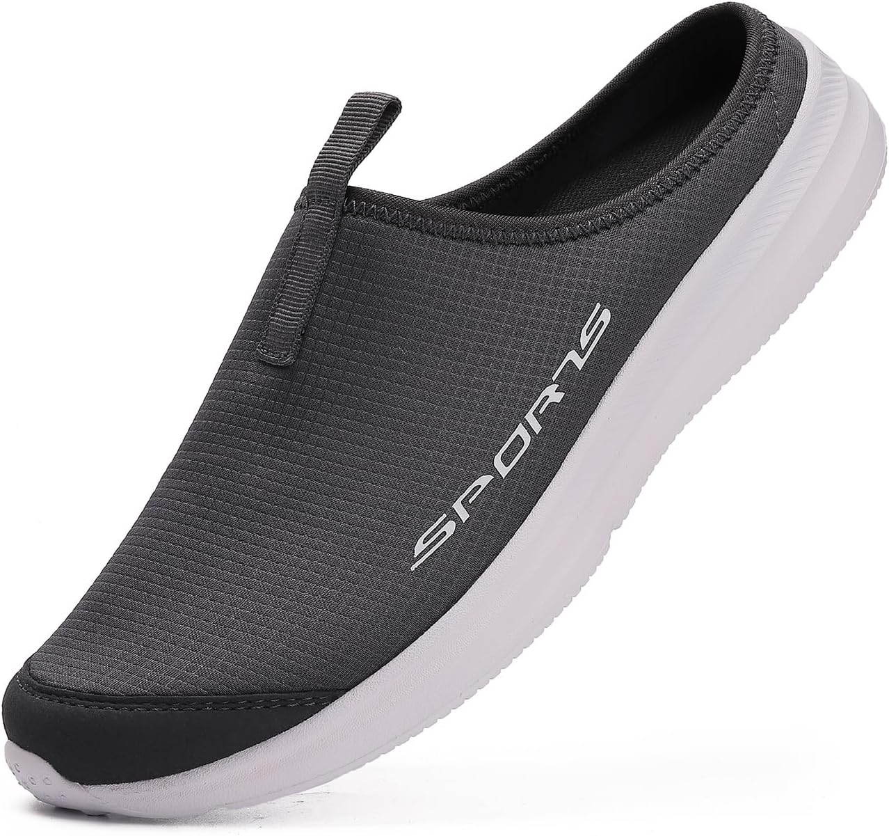 DimaiGlobal Mens Slippers with Arch Support Casual Mules Clog Open Back Shoes Comfort Slip-On Walking Loafer Indoor Outdoor House Shoes