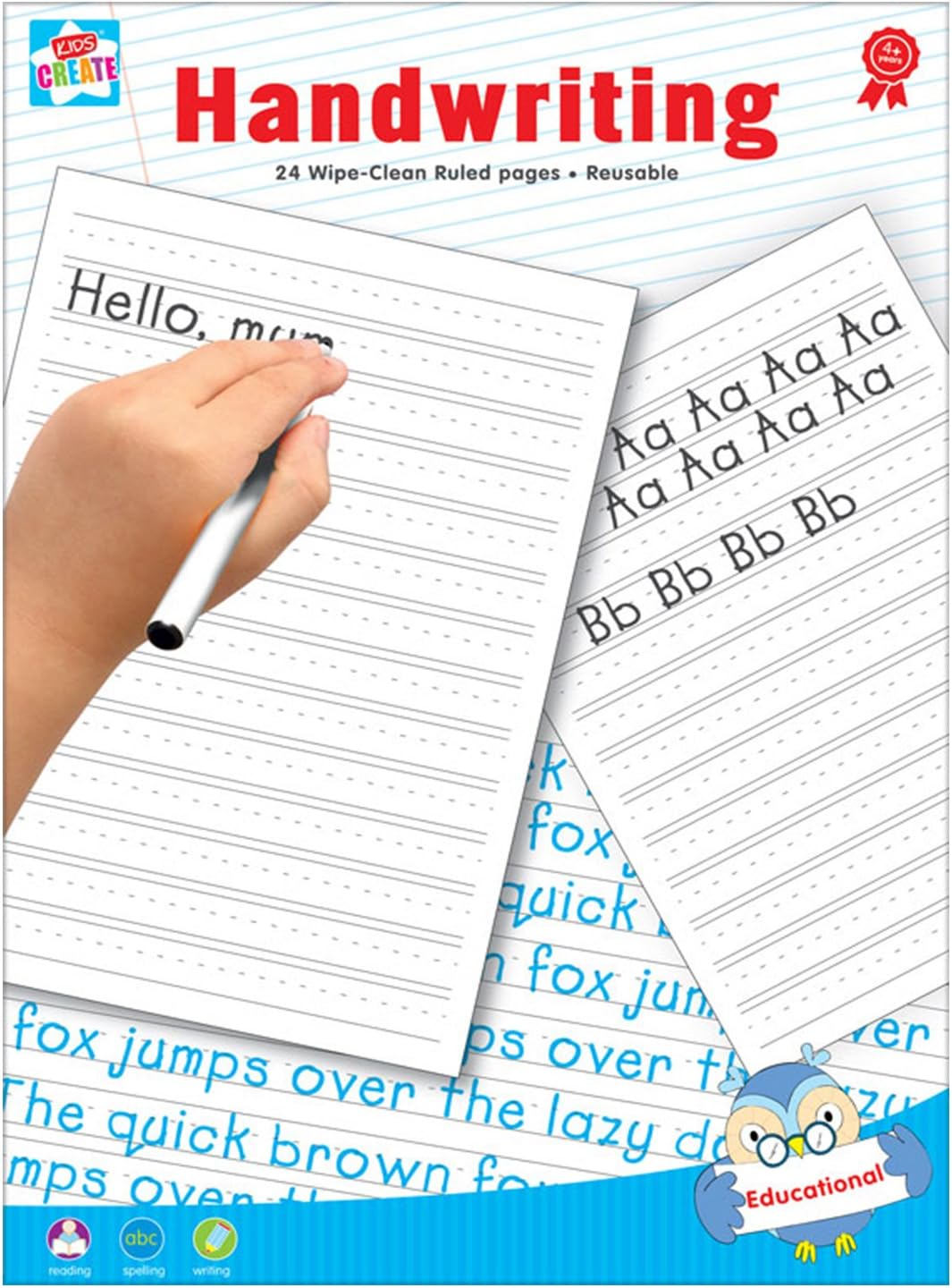 Handwriting Practice A4 Wipe Clean Book