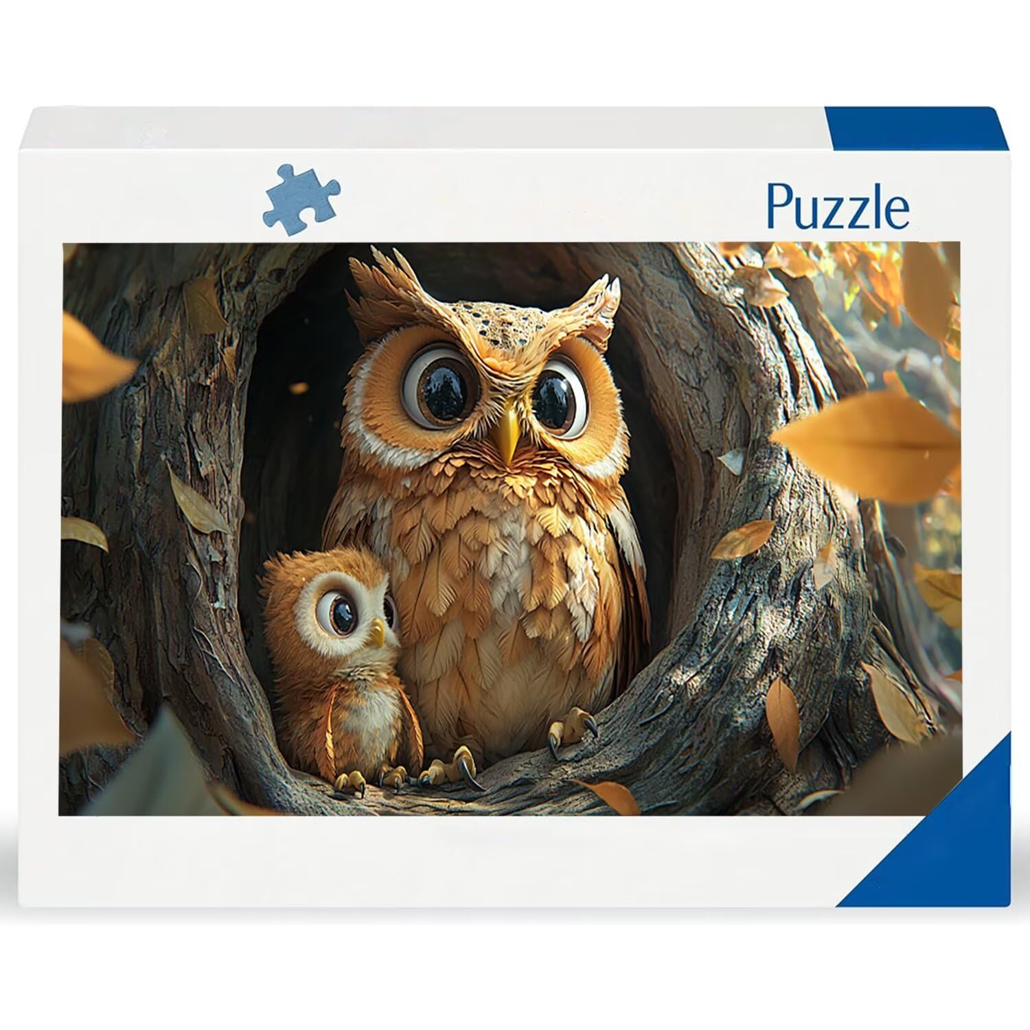 Puzzle 1692 Puzzle Erwachsene, EIN Herausforderndes Rätsel, Puzzles-Geschenk 179x31cm, Puzzlespiele für Die Ganze Familie, Geschenke für Frauen, Geschenke für Männer, Thema: süße Eule j-602