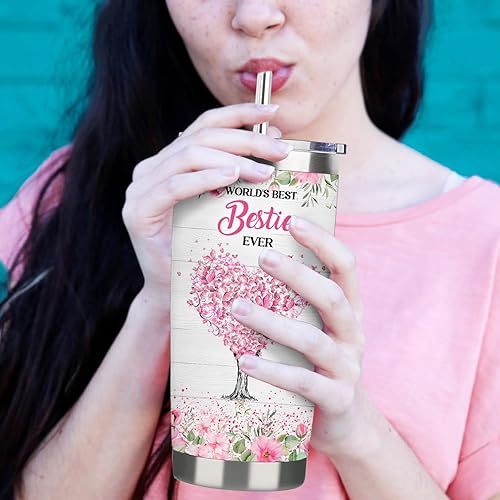 Miniatura 3 de Subvise Vaso para regalo de mejor amiga, taza de café de 20 onzas, regalo de amistad de un amigo, regalo de cumpleaños ideal