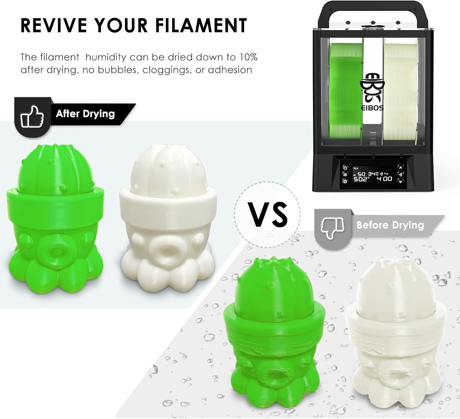 EIBOS Polyphemus with a large 3kg spool using an expansion kit