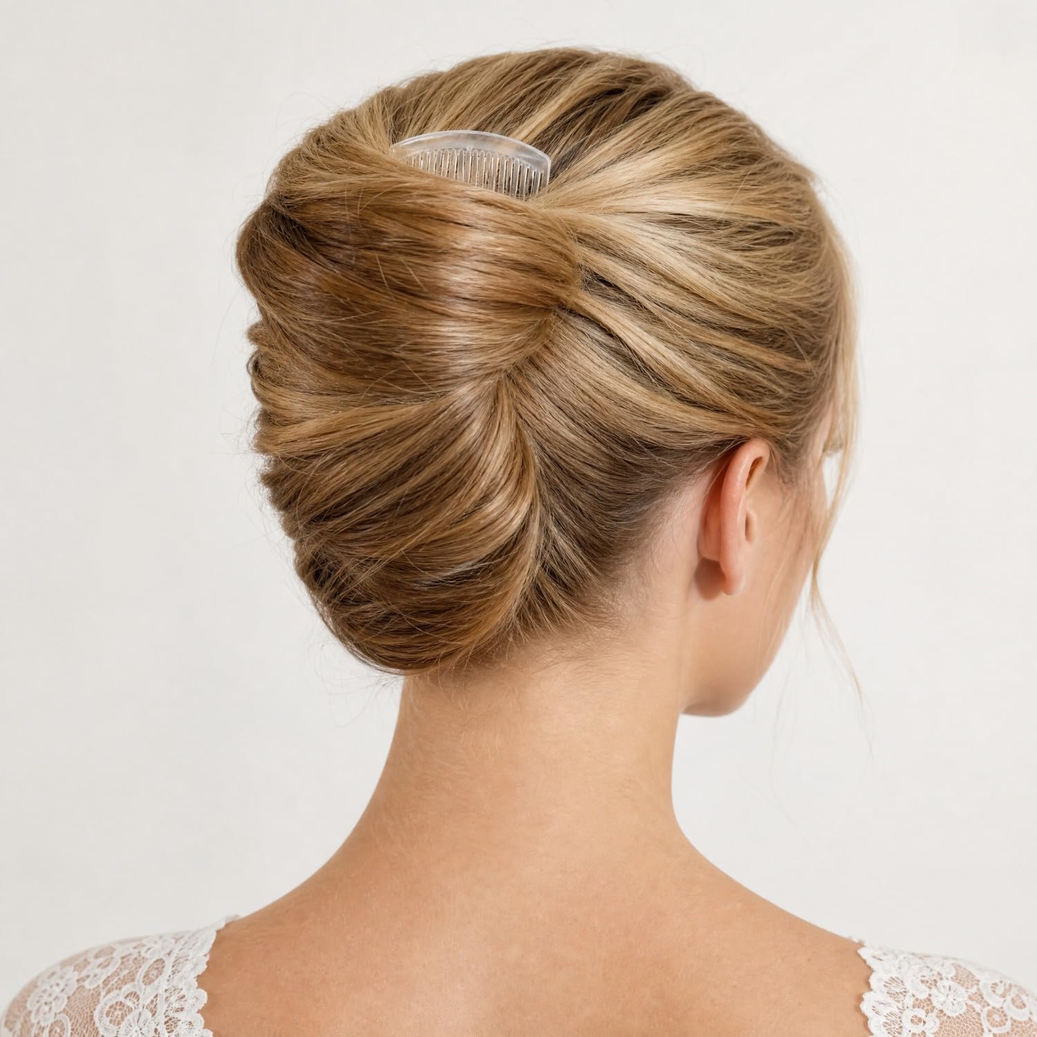 Paquete de 28 peines laterales de plástico blanco transparente con dientes largos, horquillas, pasadores, abrazaderas, lazos para mujer, velo de boda, tocado decorativo, accesorios para moño francés