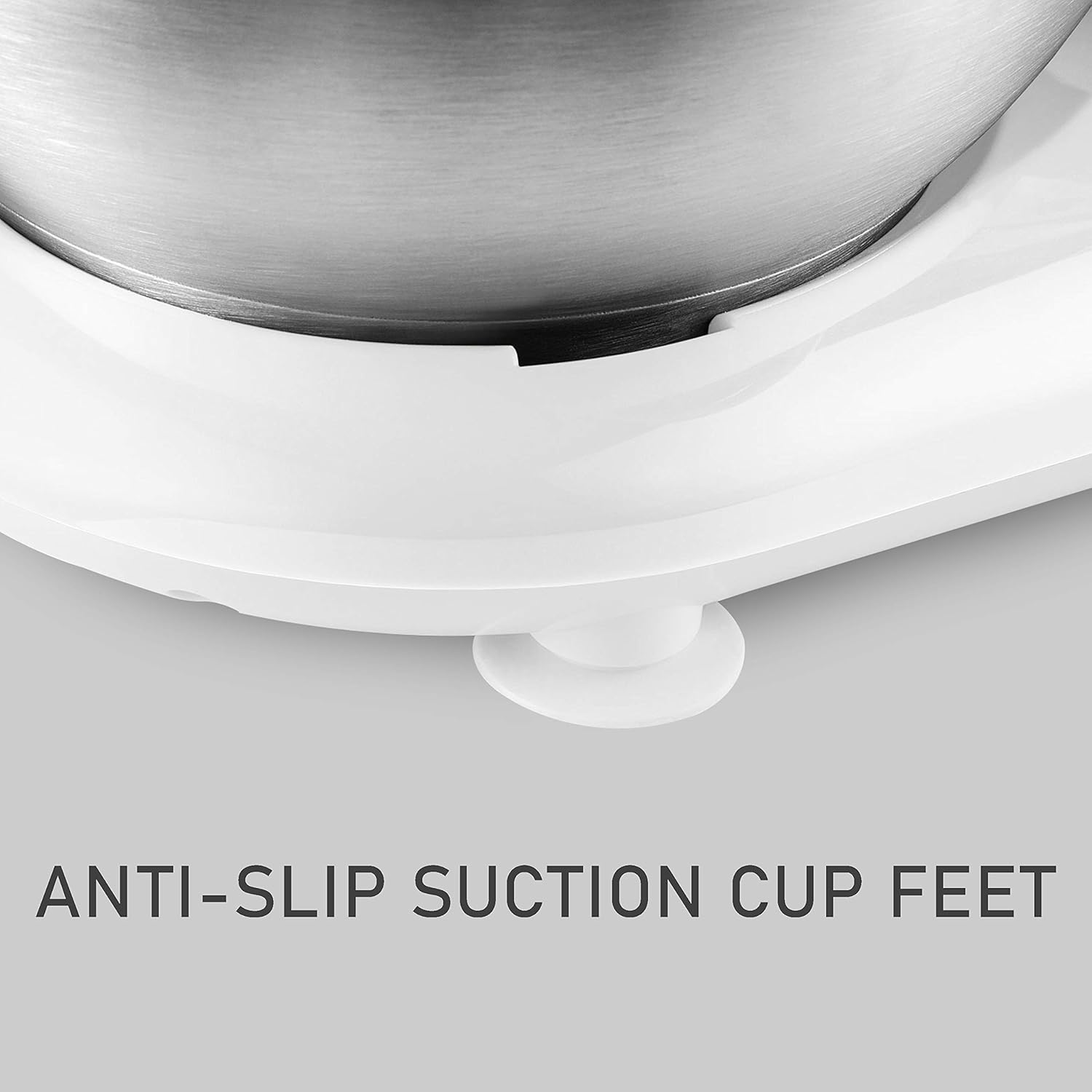 Anti-slip suction cup feet on Sencor Stand Mixer
