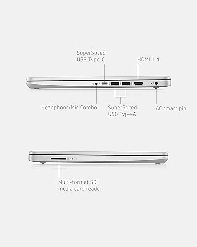 Miniatura 4 de HP Computadora portátil 14, AMD Athlon Gold 3150U, 4 GB de RAM, almacenamiento SSD de 128 GB, pantalla HD de 14 pulgadas, Windows 10 en modo S,