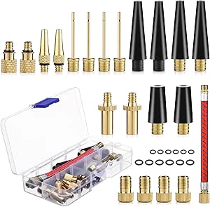 Kit 32 Pezzi Adattatori Valvole Per Bici - Per Pompa, Pneumatici E Palloncini - Foto 3