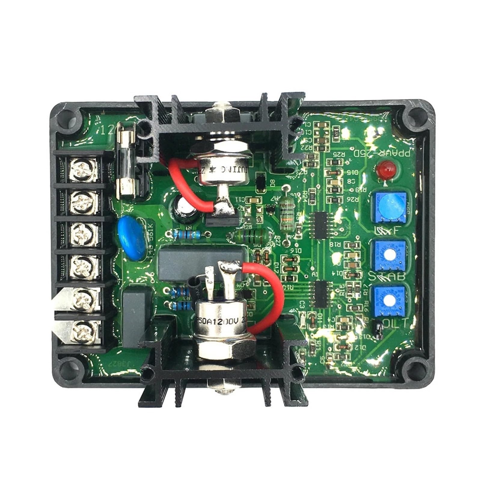 Iznidugk One Color Brushless Generator Avr Gavr-12B Genset Parts Automatic Voltage Regulator Gavr12b 1Pcs