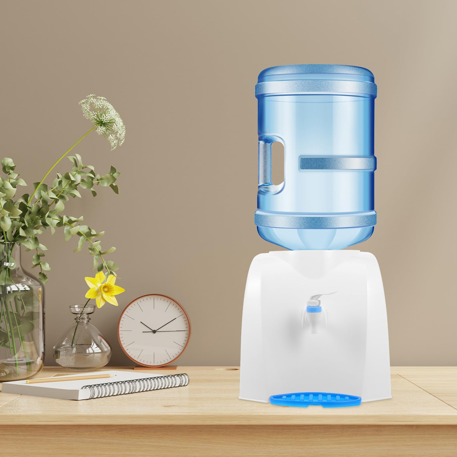 STOBAZA Dispensador de Agua Fría de Encimera Mini PP para Oficina