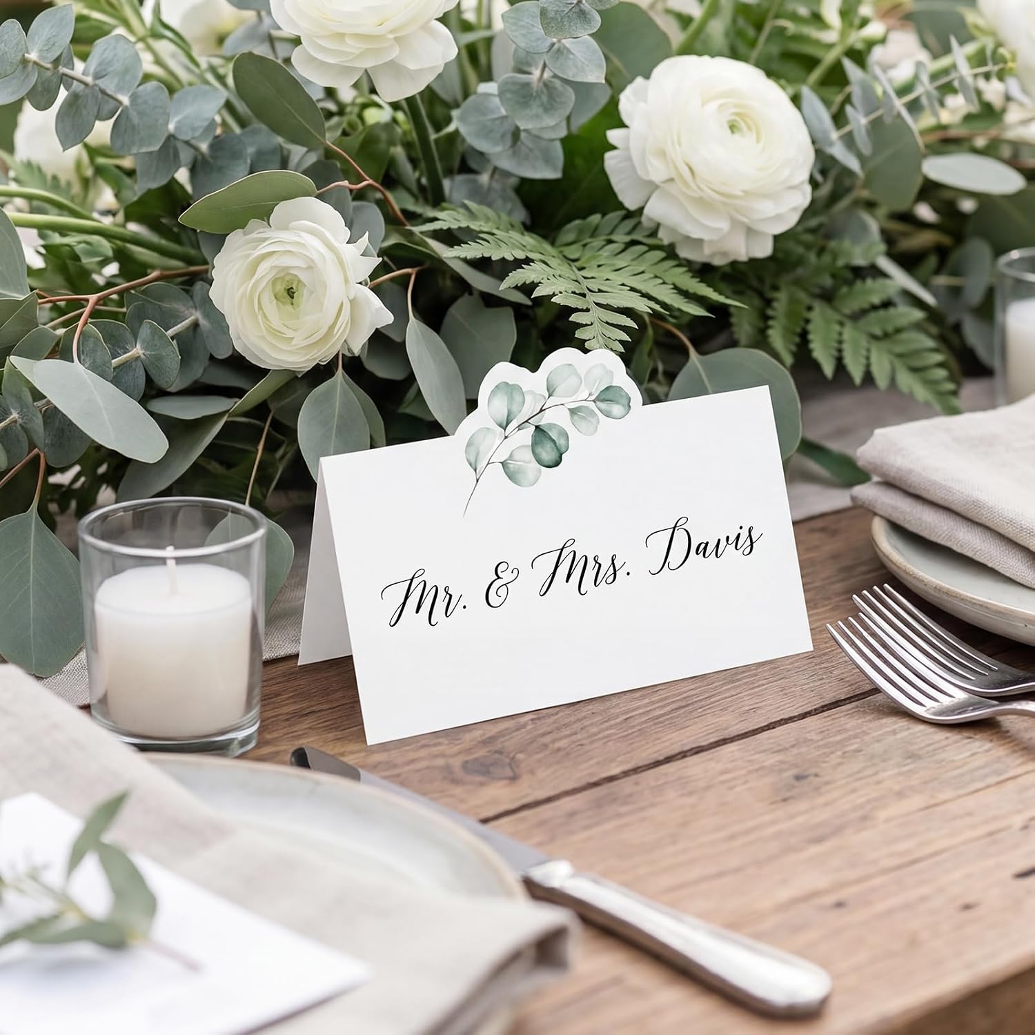 150Pcs Place Cards for Table Setting 3.5 x 2" Wedding Place Cards