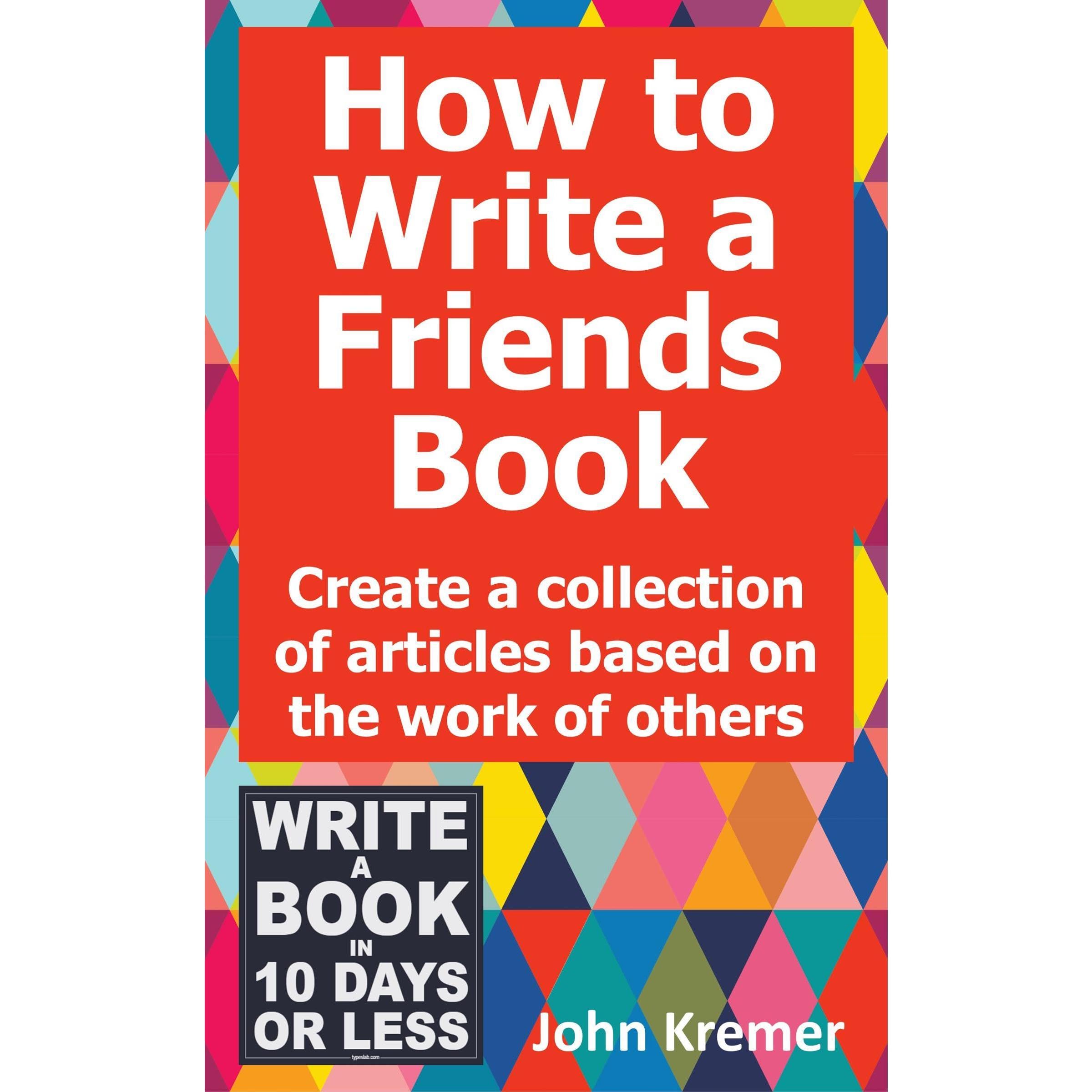 How to Write a Friends Books