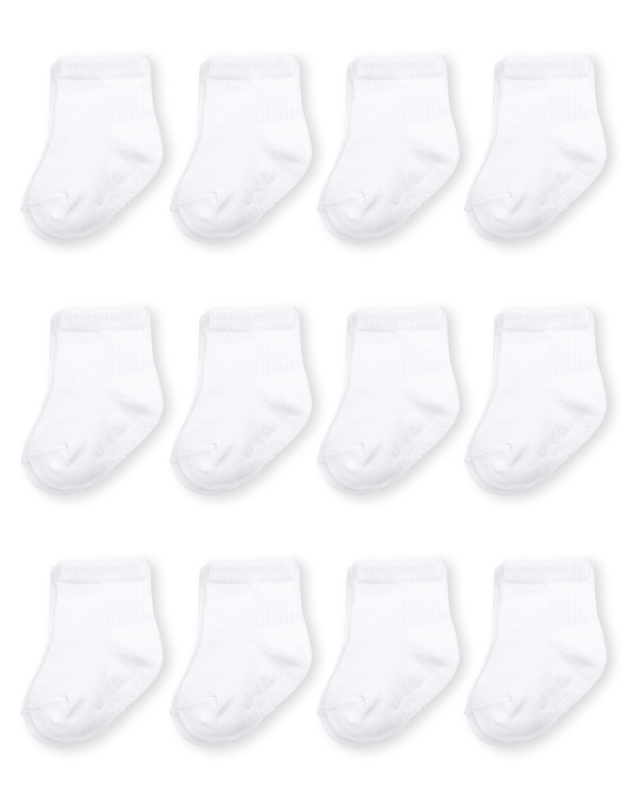 Fruit of the Loom Baby Grow & Fit Flex Zones Cotton Stretch Socken - Unisex, Mädchen, Jungen, 14er-Pack