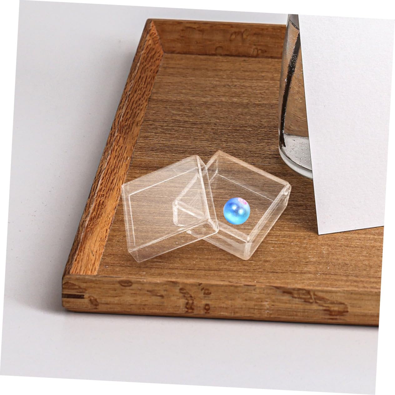 Beaupretty Caja Cuadrada Transparente para Colección y Exhibición, Mini Caja de Acrílico con Tapa, Pack de 30 Unidades Ligeras y Compactas para Organizar Objetos Pequeños en Hogar o Taller