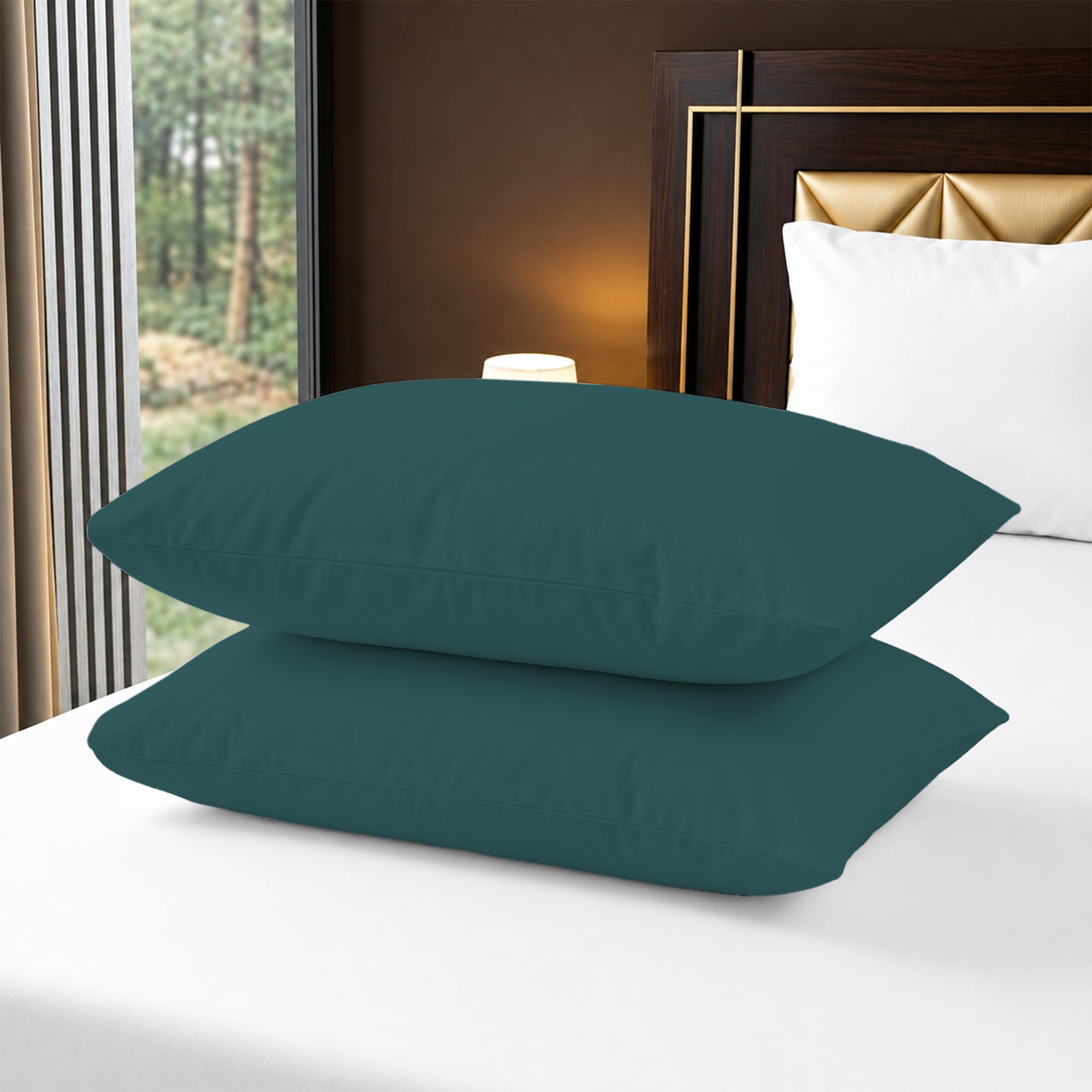 Housewife Pillowcases 2 Pack – 100% Egyptian Cotton 400TC Ultra Soft