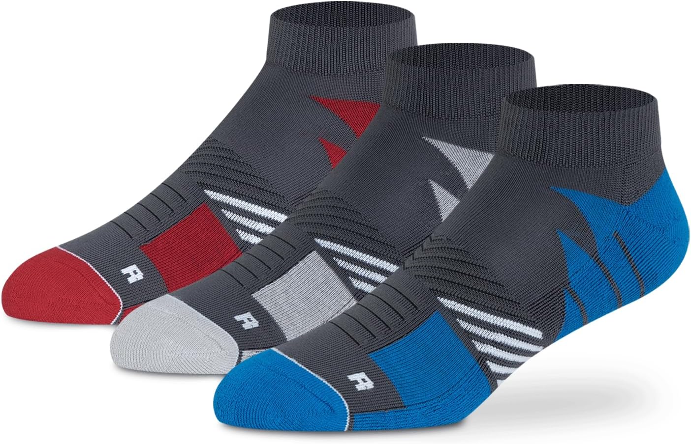 Ankle Length Performance Sports Socks for Man | Combed Cotton | Moisture Absorbent & Anti-Odour | Durable Welt for Long-Lasting Comfort | Pack of 3