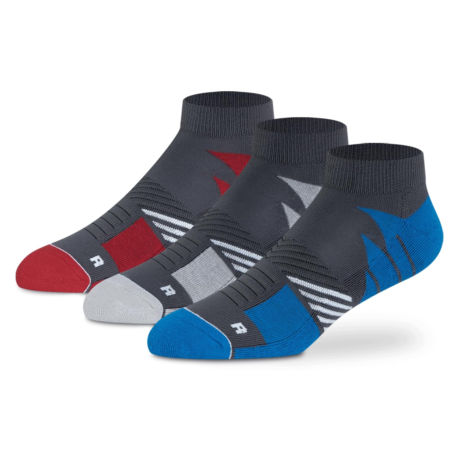 SupersoxAnkle Sports Socks for Men Combo, Made With Durable, Breathable, Cushioned Cotton, Anti Odour, Anti Sweat, Ideal Socks For Summer (Pack of 3)
