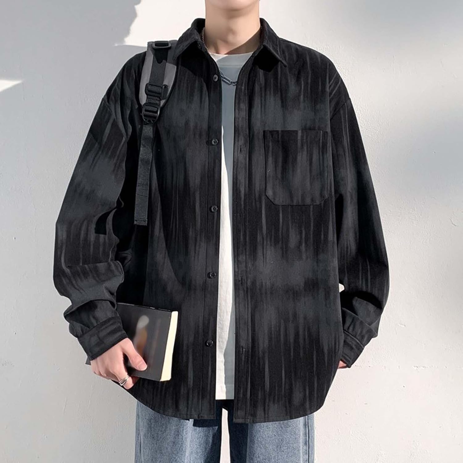 Yohji Yamamoto ＋NOIR 大判ストールブラック レーヨン100