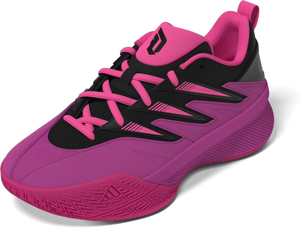 adidas Unisex-Kids Dame Certified 3 Basketball,Lucid Fuchsia/Black