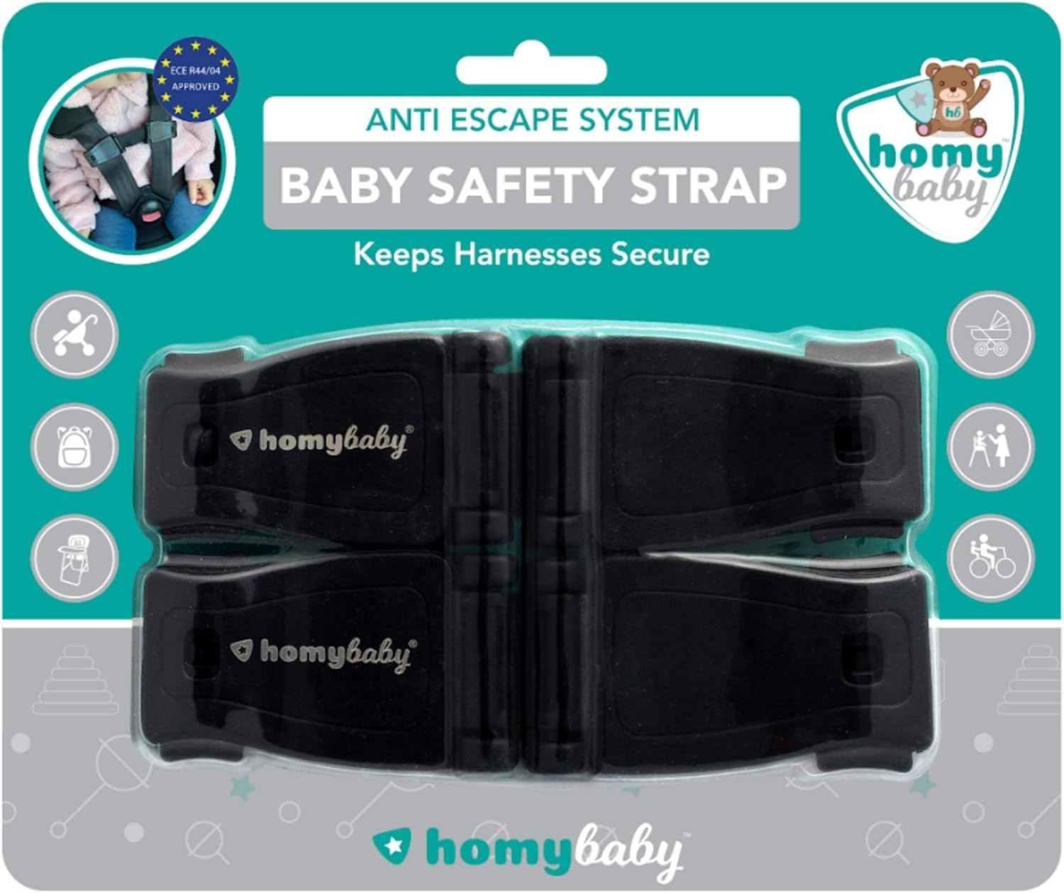 gonfiaggio del seggiolino auto